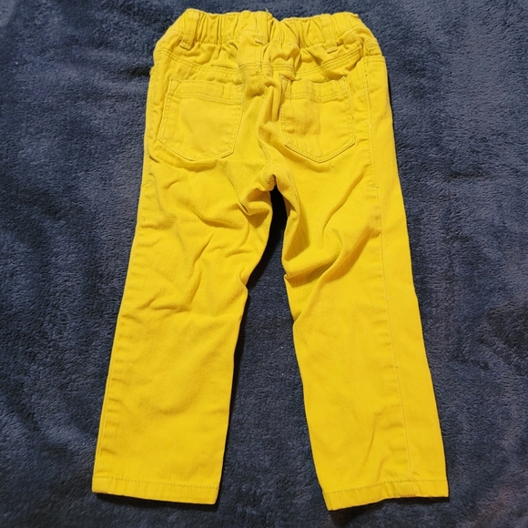 Bright yellow-green jeans 2T - Picture 3 of 4